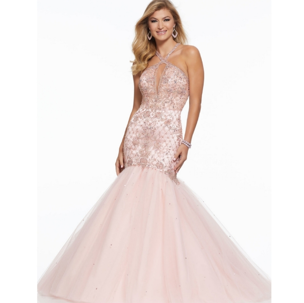 Mori Lee Prom bridesmaids dress evening gown part…